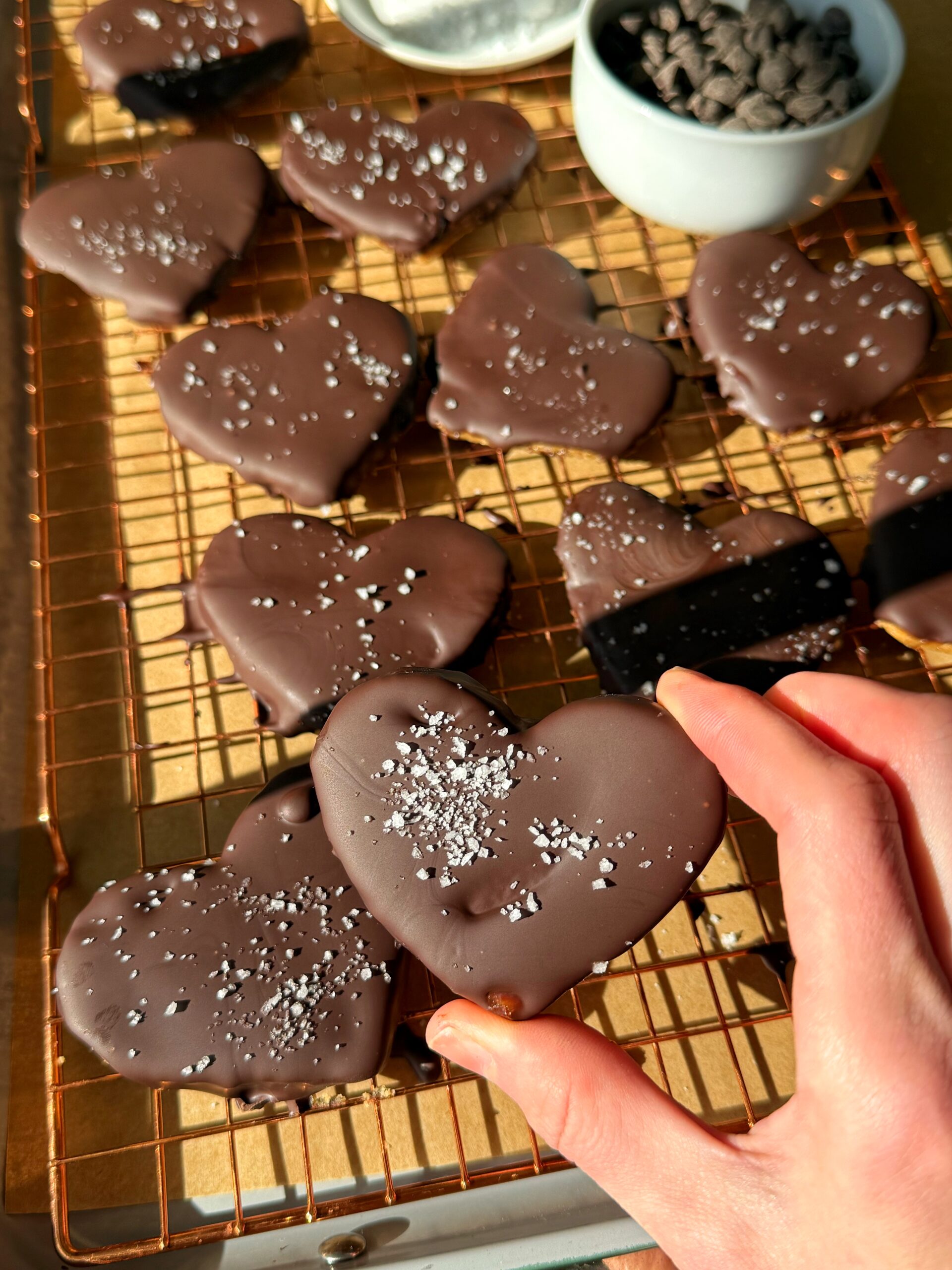 Homemade Vegan Reese's Hearts: Better Than Store-Bought & GF/DF